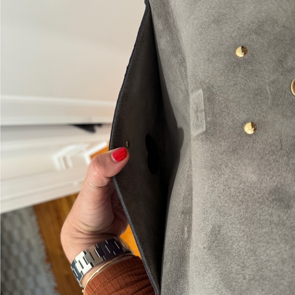 Floyd Clutch - Purple leather with elephants - Picture 4 of 4